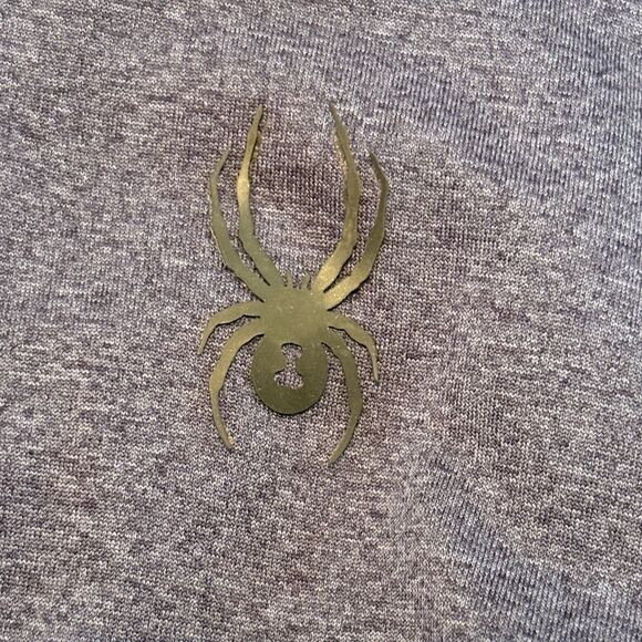 Spyder Active ProW B Men's Blue 1/4 Zip Long Sleeve Logo Fleece Top Size 2XL - Picture 6 of 7